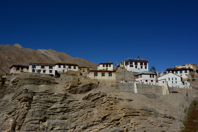 Kibber een dorpje in de Himalaya