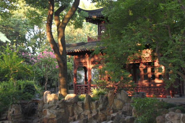 Tempel in Yu Garden