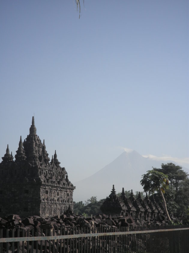 Tempelcomplex & Merapi Vulkaan