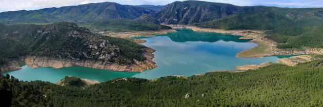 Water reservoir in binnenland Spanje