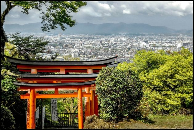 Uitzicht over Kyoto