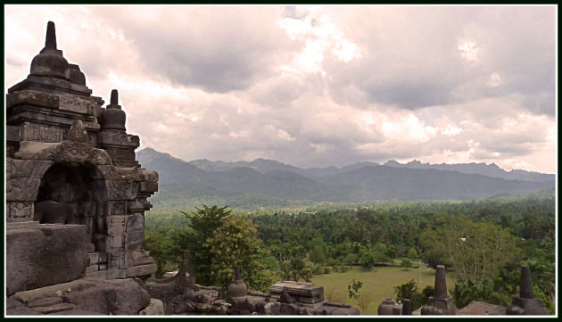 Uitzicht Borobudur