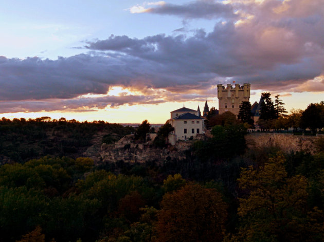 Herfstavond over Segovia