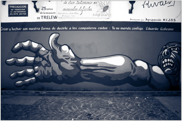 muurschildering te Buenos Aires