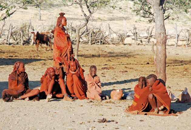 Himbavrouwen een inheemse bevolkingsgroep
