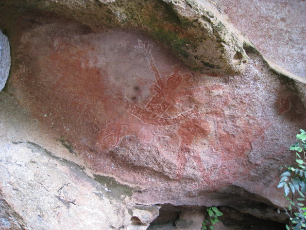 Aboriginal rotsschildering 1