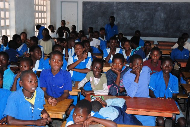 Schoolklas in Malawi