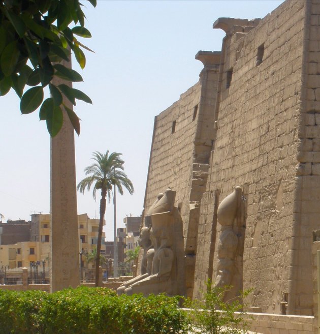 Luxor bij vertrek