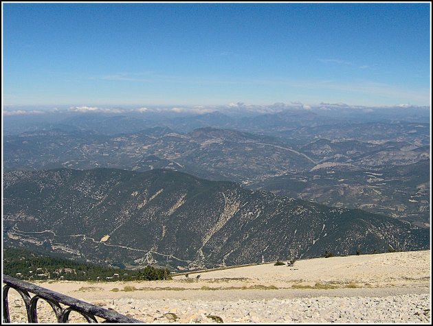 Uitzicht Mont Ventoux
