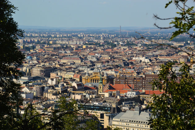 Een uitzicht over Boedapest