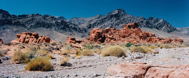 Valley of Fire - een bloedhete woestijn bij Las Vegas