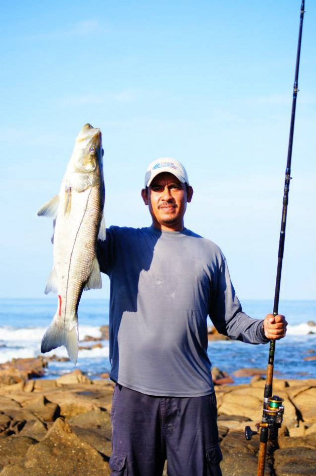 Lokale visser met 'Catch of the Day'