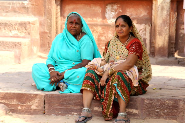 twee vrouwen in india