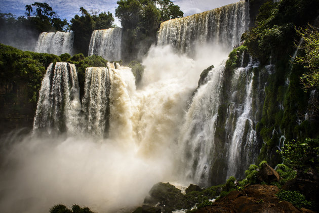 Iguazu watervallen, close up