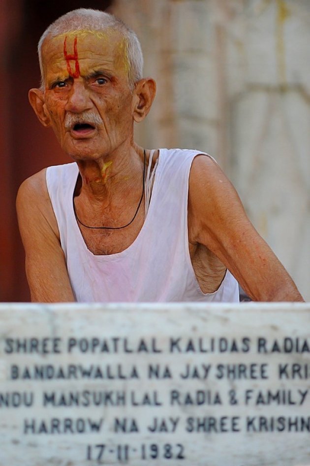 oude man in mathura