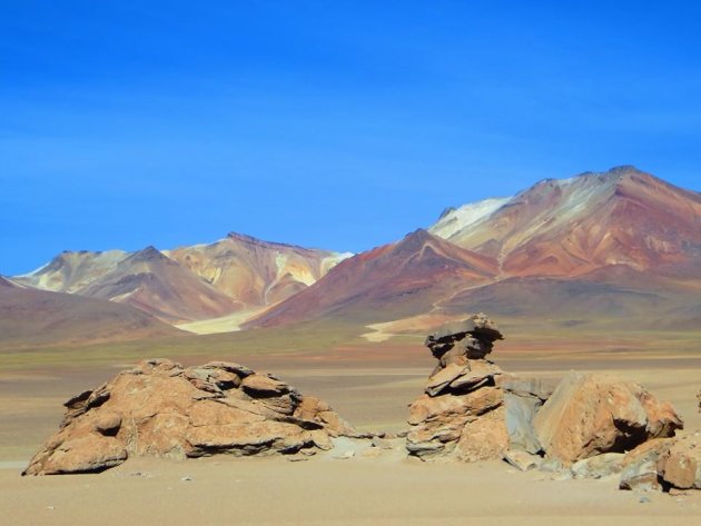 Prachtige kleuren in het zuidwesten van Bolivia