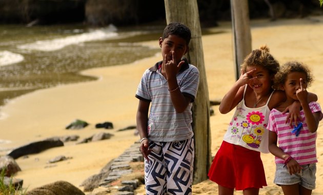 Kinderen Ilha Grande