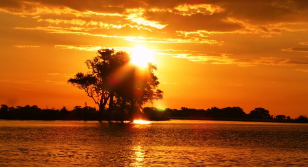 Sunsetcruise Chobe rivier