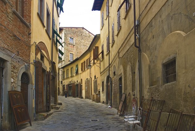 Straatje in Arezzo