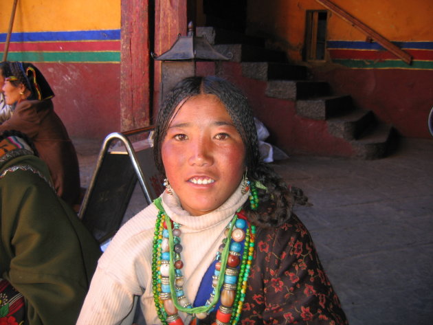 Tibetan Ladie at Barkhor temple