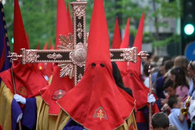 Processie van de gitanos in Granada