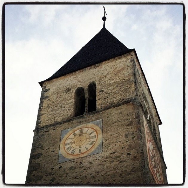 Kerktoren in Reschenmeer