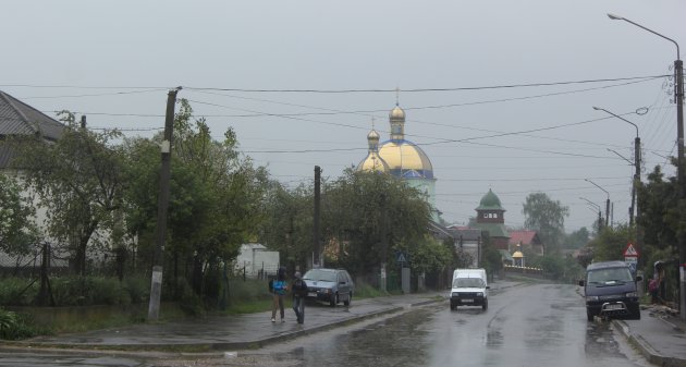 Regen in de Oekraine 