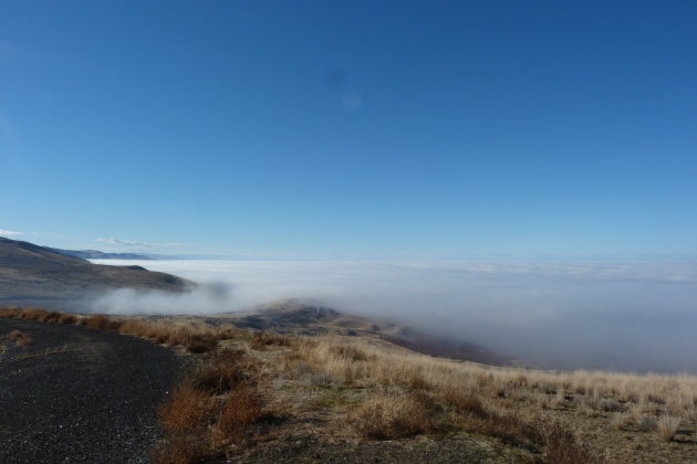 Wolkendek over Yakima Valley
