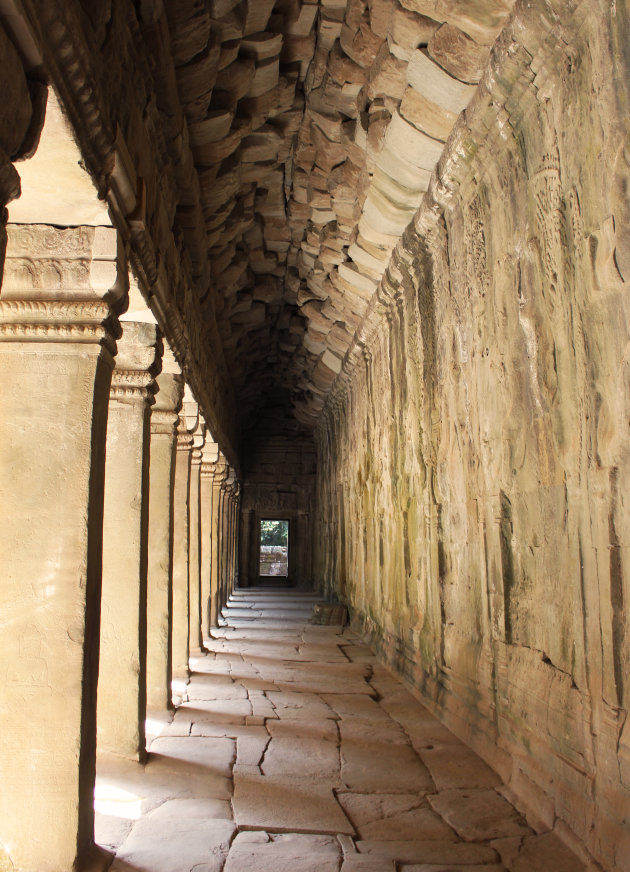 Zuilenrij in de Ankor Wat