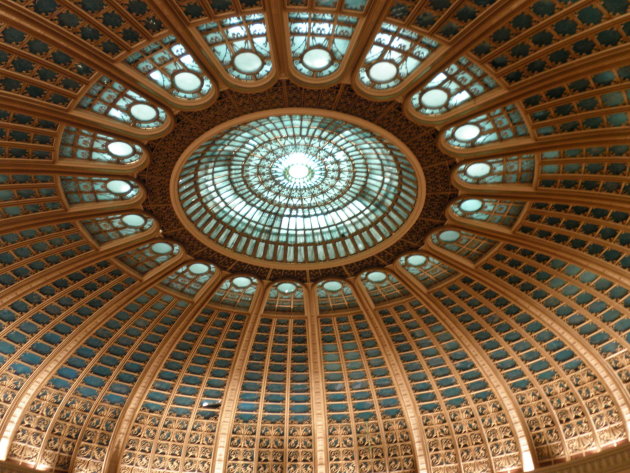Het plafond van het Parlementspaleis