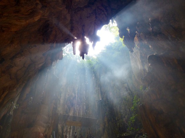 Waterdruppels in de Batu Caves