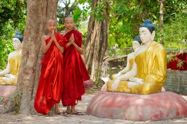 biddende monniken