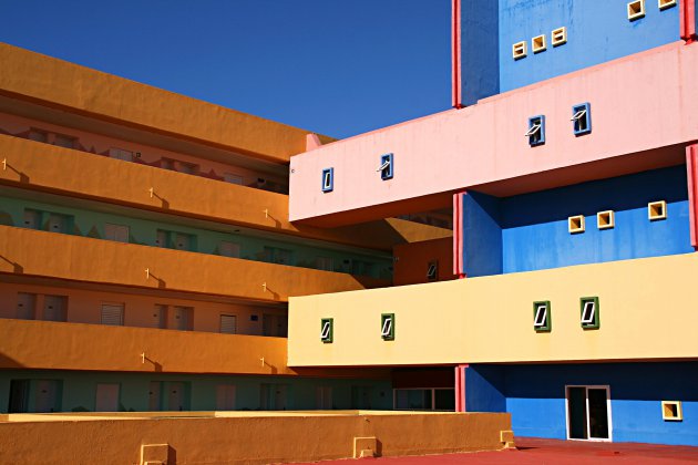 kleurrijk hotel