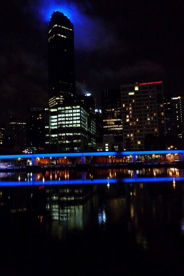 Melbourne at night