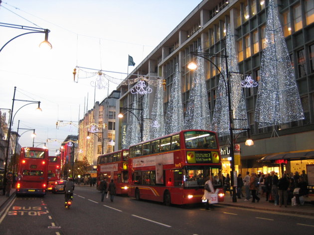 Oxford Street in kerstsfeer