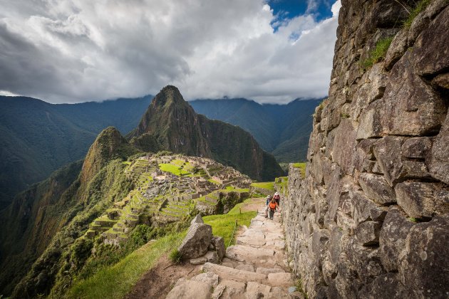 Klimmen voor het mooie uitzicht @ Machu Picchu