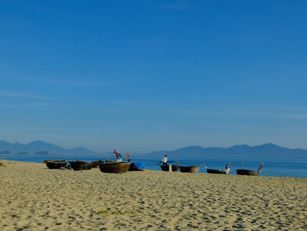 An Bang beach fishingboats