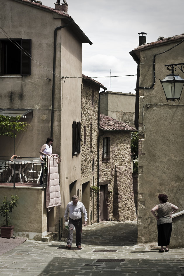 Het sociale leven in Castiglione D'orcia