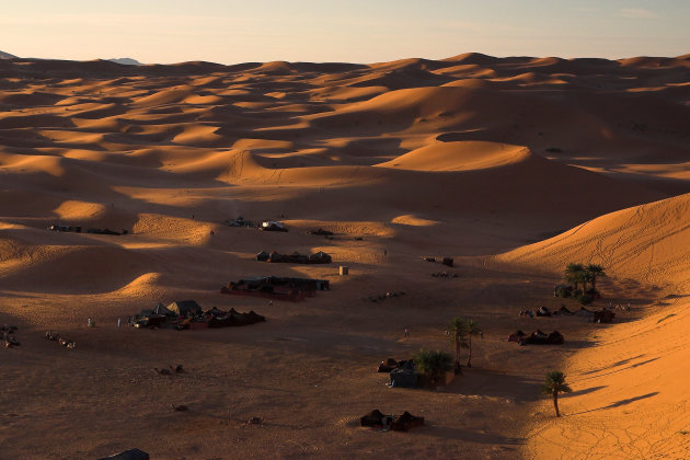 Zonsopkomst in de Sahara