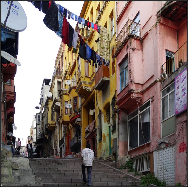 Straatje in Istanbul. 