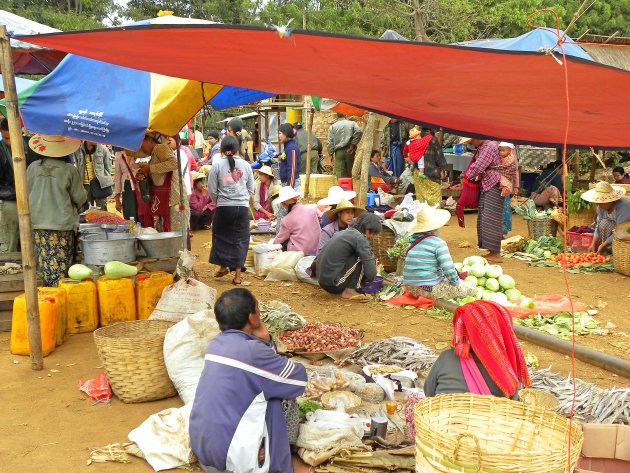 Marktdag in Kalaw
