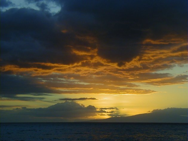 Sunset at Hawaï 