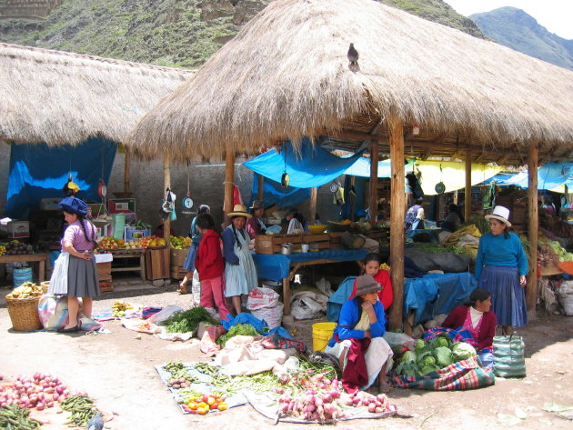markt in Ollantaytambo