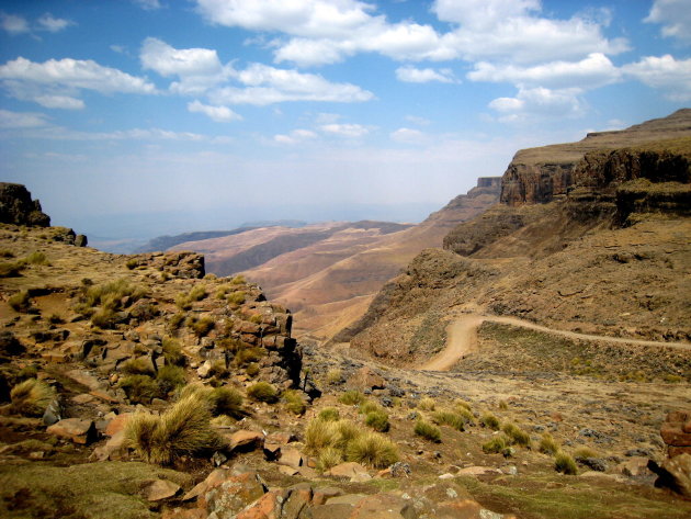 Drakensbergen, uitzicht vanaf 2800 meter