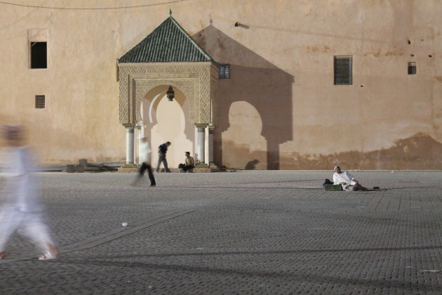 Meknes, net na zonsondergang in de maand van ramadan