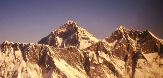 Blik op de Everest