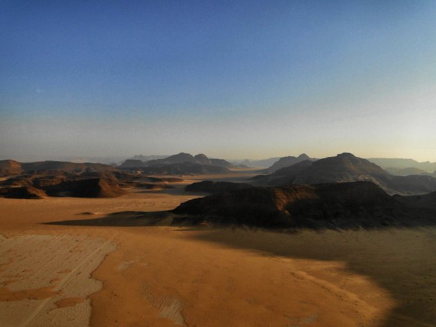 Wadi Rum 's morgens vroeg