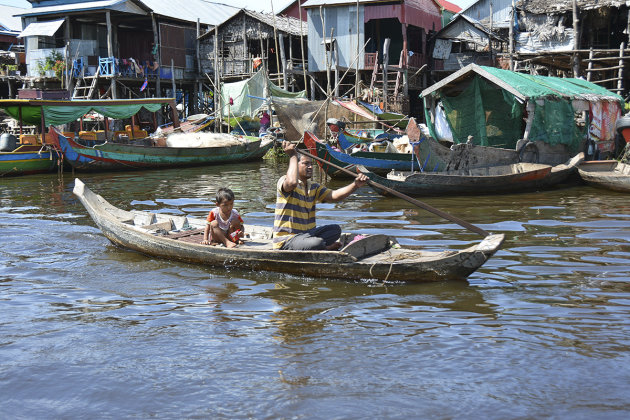 Kampong Phulk aan het Tonle Sap meer