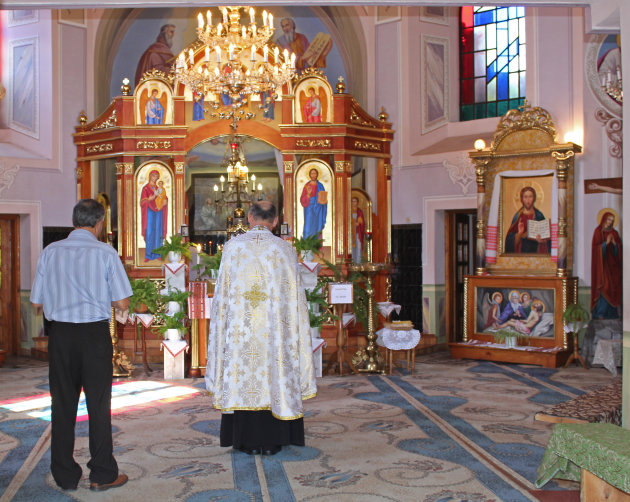 Kerkje in de Oekraïne 