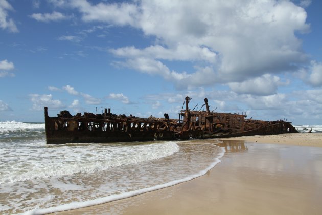 Maheno Wreck on Fraser Island